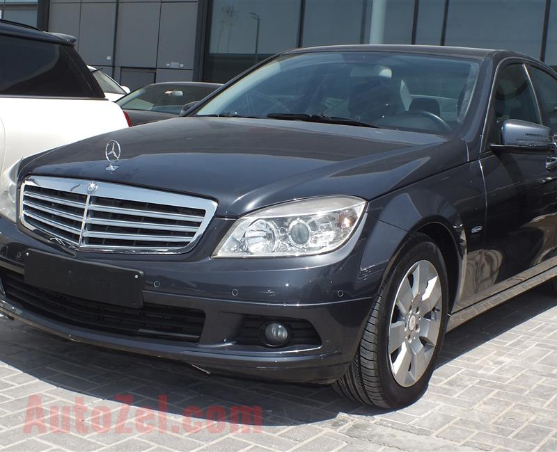 MERCEDES-BENZ C180- 2010- GREY- 134 000 KM- GCC