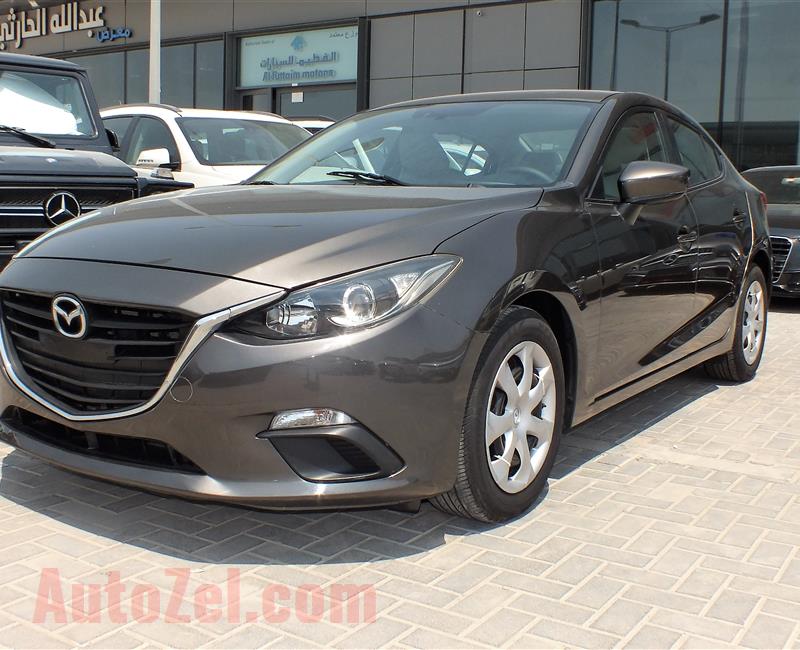 MAZDA 3- 2015- GREY- GCC