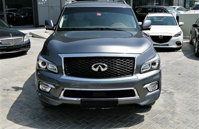 INFINITI QX80- 2016- GREY- 41 000 KM- GCC