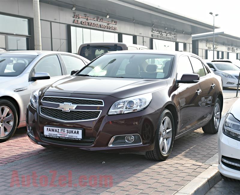 CHEVROLET MALIBU LT MODEL 2016 - MAROON - 82,000 KM - V4 - GCC 