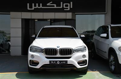 BMW X6- 2015- WHITE- 99 000 KM- GCC