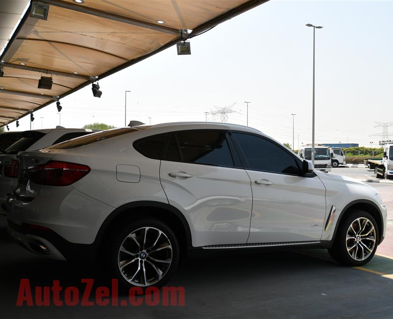 BMW X6- 2015- WHITE- 99 000 KM- GCC