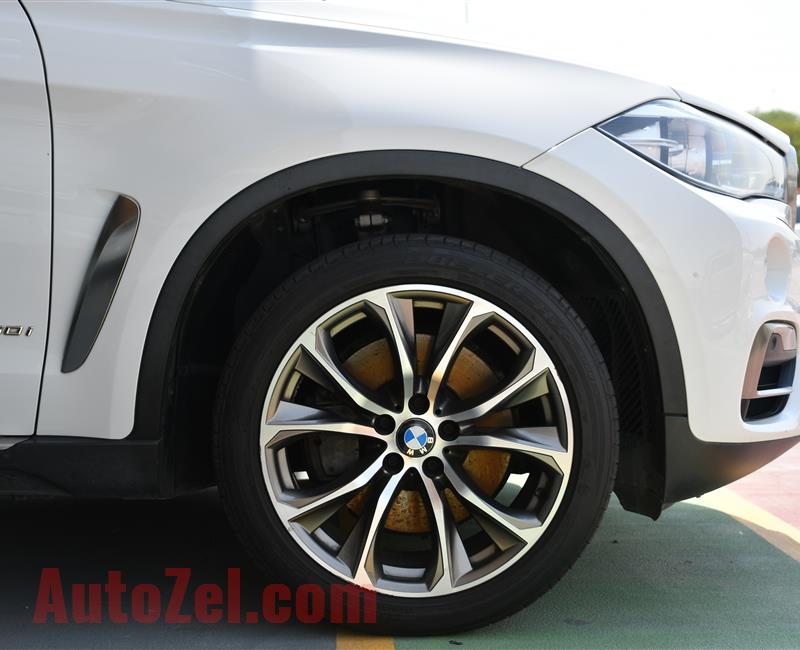 BMW X6- 2015- WHITE- 99 000 KM- GCC