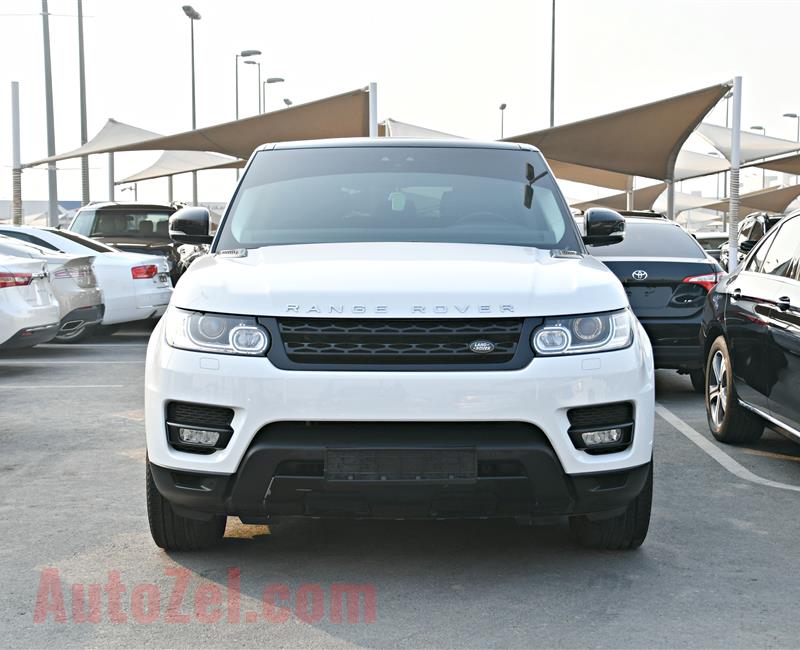 RANGE ROVER MODEL 2017 - WHITE - 53,000 KM - V8 - GCC 