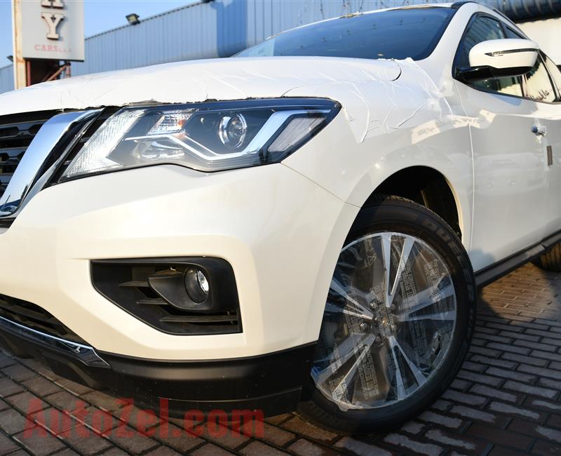 BRAND NEW NISSAN PATHFINDER 3.5 SV- 2020- WHITE- ZERO KM- GCC