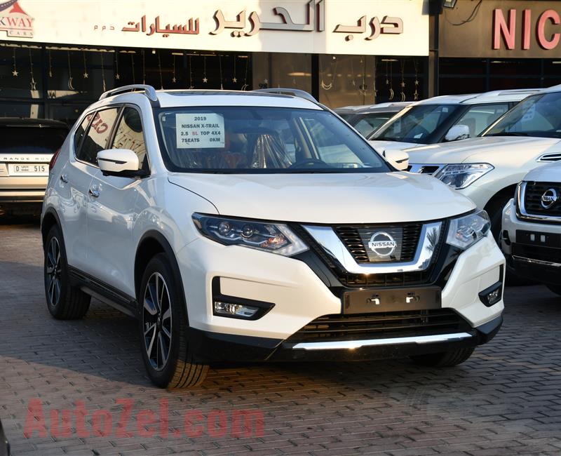 BRAND NEW NISSAN XTRAIL 2.5 SL- 2020- WHITE- ZERO KM- GCC