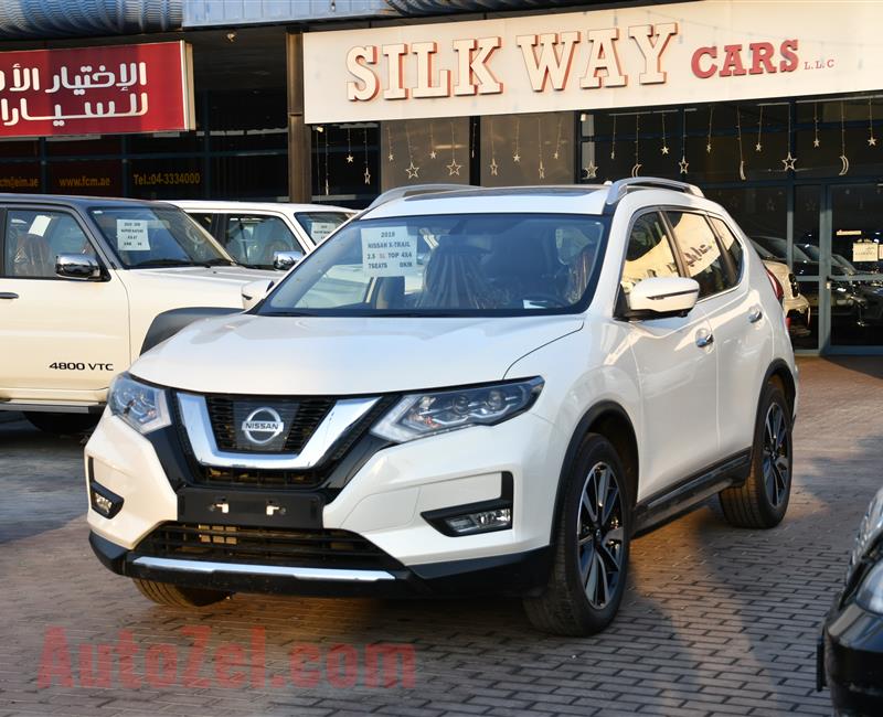 BRAND NEW NISSAN XTRAIL 2.5 SL- 2020- WHITE- ZERO KM- GCC