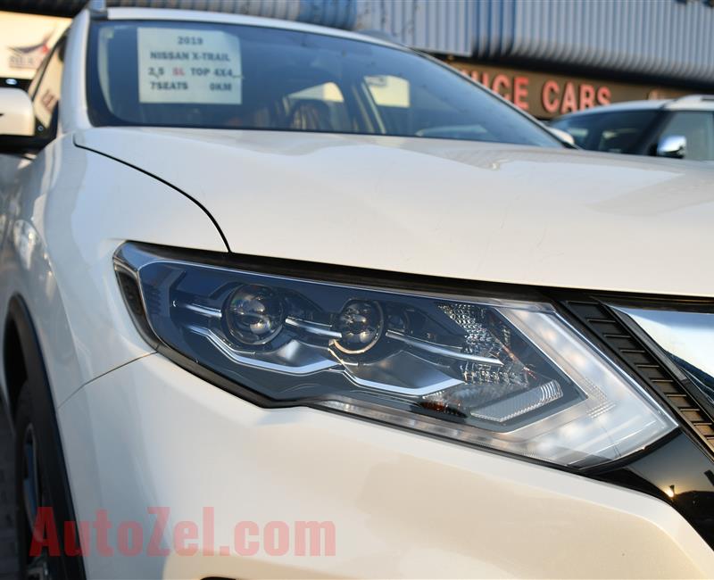 BRAND NEW NISSAN XTRAIL 2.5 SL- 2020- WHITE- ZERO KM- GCC