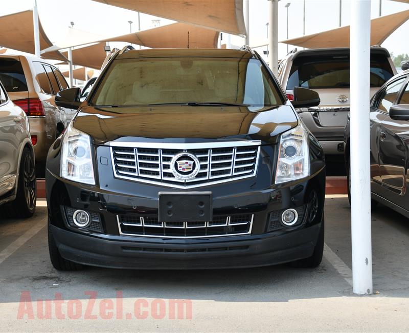 CADILLAC SRX 3.6  MODEL 2016 - BLACK - 60,000 KM - V6 - GCC 