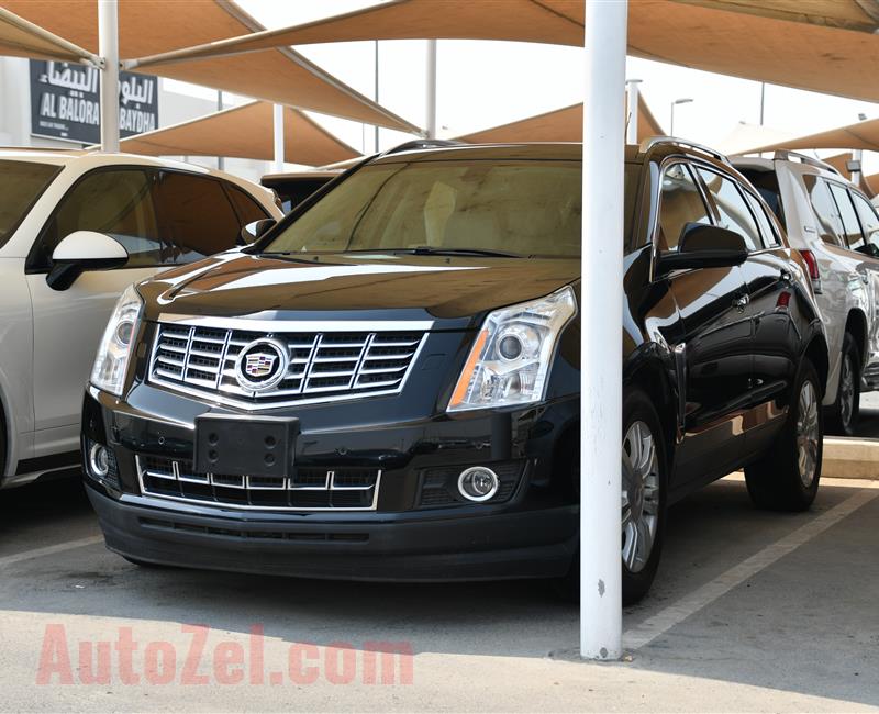 CADILLAC SRX 3.6  MODEL 2016 - BLACK - 60,000 KM - V6 - GCC 