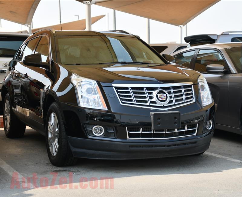 CADILLAC SRX 3.6  MODEL 2016 - BLACK - 60,000 KM - V6 - GCC 