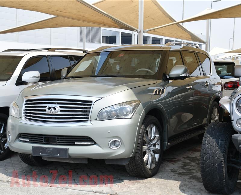 INFINITI QX56 MODEL 2012 - GREEN - 383,000 KM - V8 - GCC 