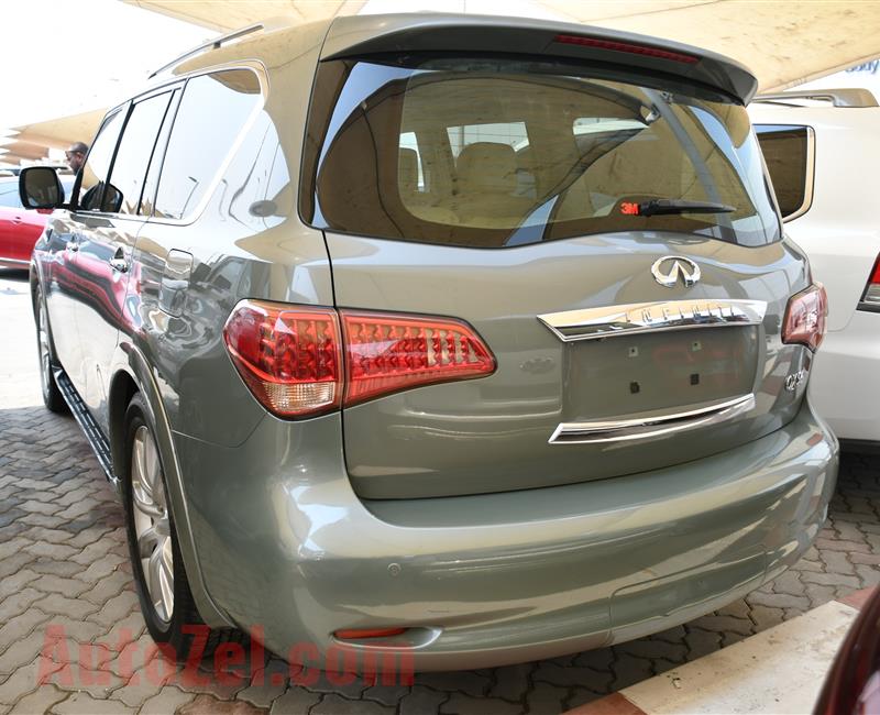 INFINITI QX56 MODEL 2012 - GREEN - 383,000 KM - V8 - GCC 