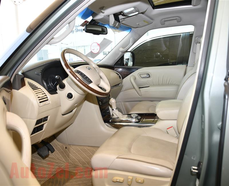 INFINITI QX56 MODEL 2012 - GREEN - 383,000 KM - V8 - GCC 