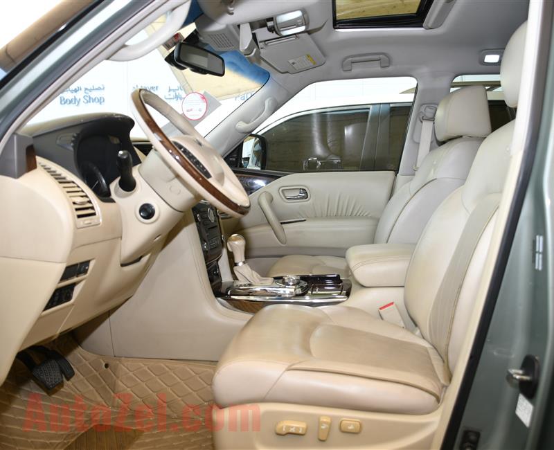 INFINITI QX56 MODEL 2012 - GREEN - 383,000 KM - V8 - GCC 