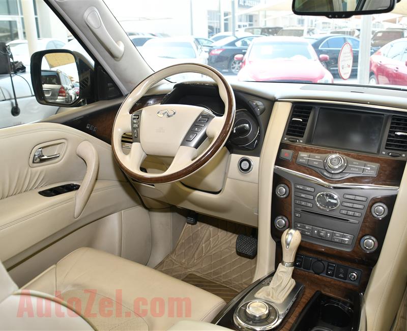 INFINITI QX56 MODEL 2012 - GREEN - 383,000 KM - V8 - GCC 