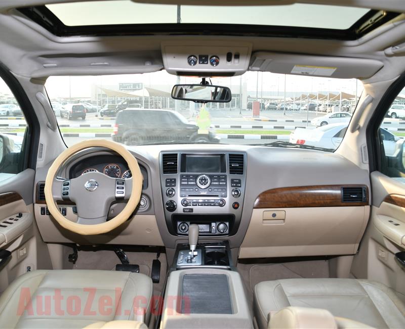 NISSAN ARMADA MODEL 2009 - WHITE - 200,000 KM - V8 - GCC 