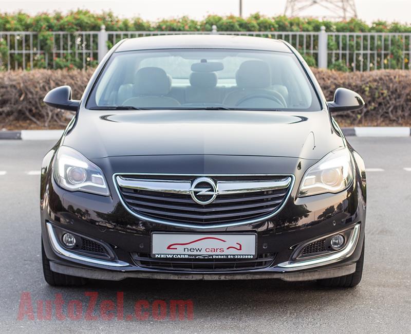 OPEL INSIGNIA -2017 - BLACK- 17 318 KM- GCC 