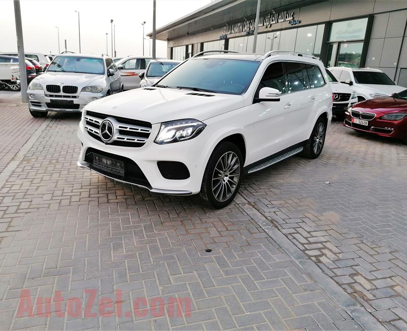 MERCEDES-BENZ GLS500- 2016- WHITE- 144 000 KM- GCC