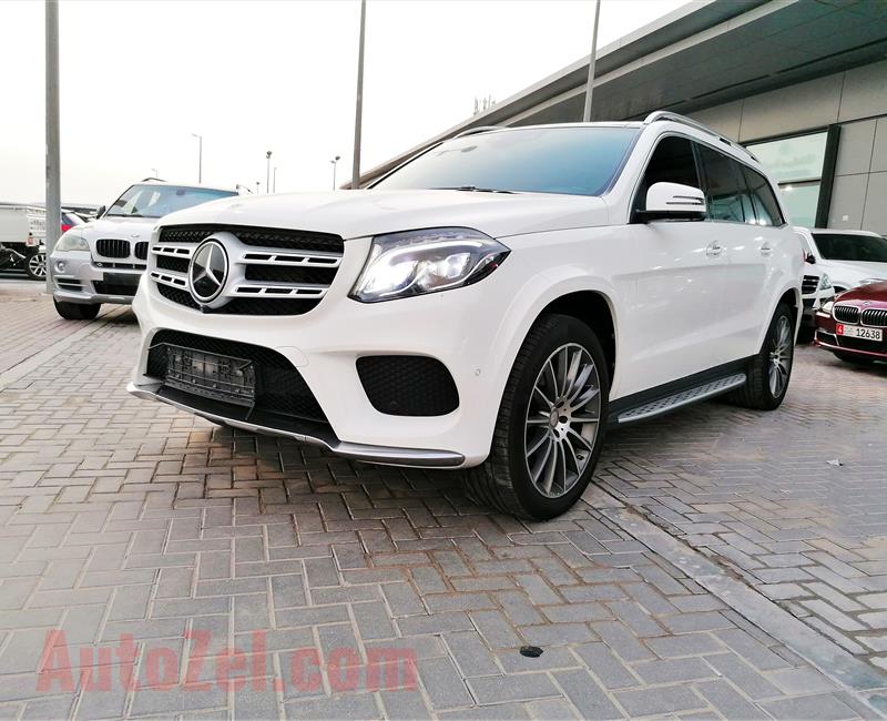 MERCEDES-BENZ GLS500- 2016- WHITE- 144 000 KM- GCC