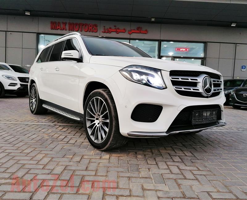 MERCEDES-BENZ GLS500- 2016- WHITE- 144 000 KM- GCC