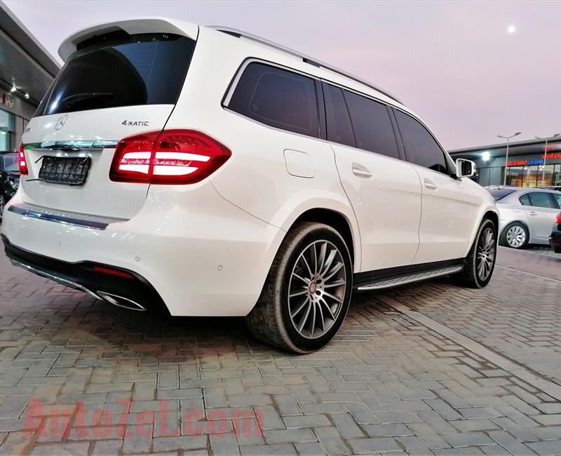 MERCEDES-BENZ GLS500- 2016- WHITE- 144 000 KM- GCC