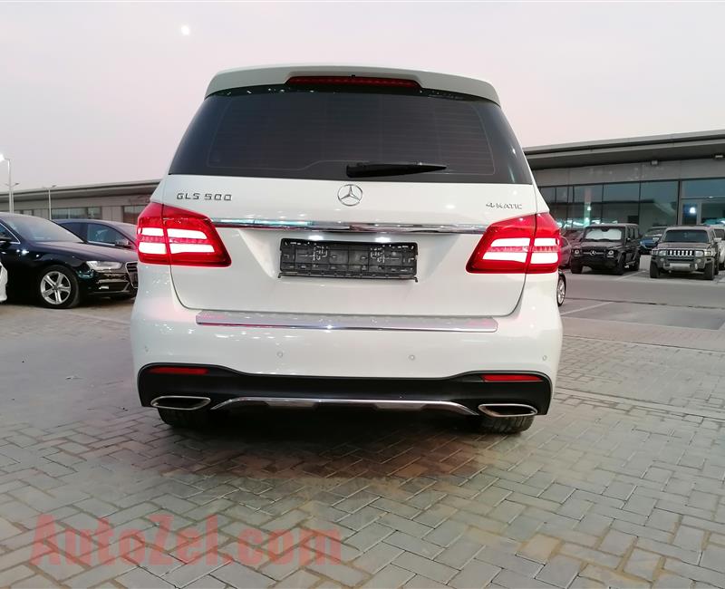 MERCEDES-BENZ GLS500- 2016- WHITE- 144 000 KM- GCC
