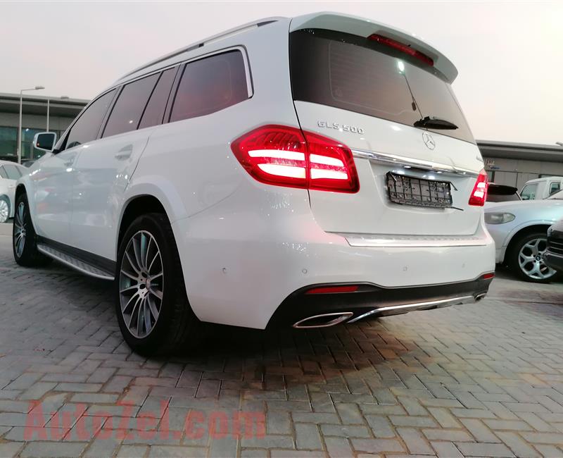 MERCEDES-BENZ GLS500- 2016- WHITE- 144 000 KM- GCC