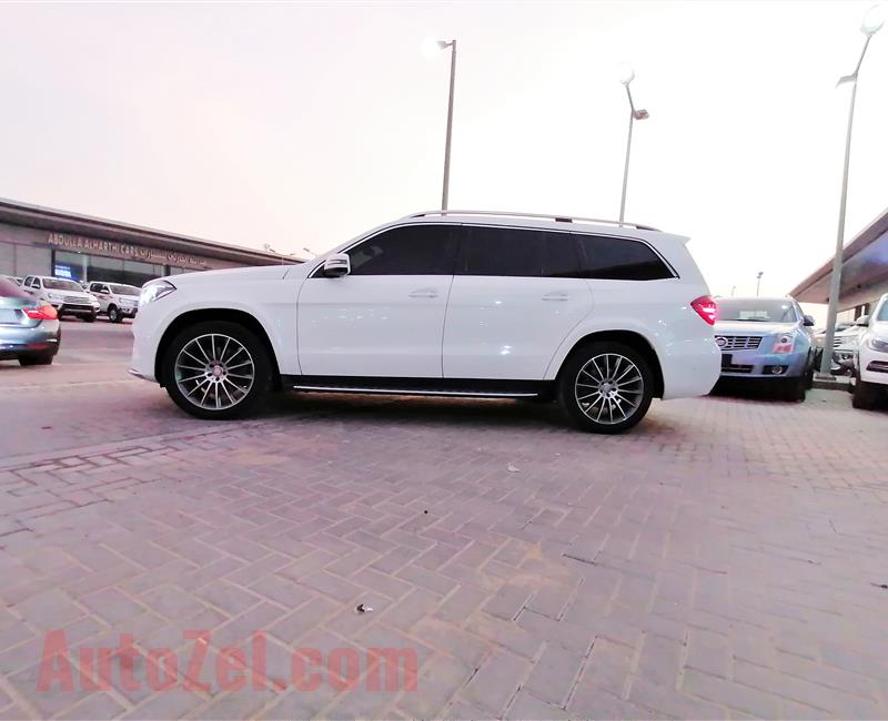 MERCEDES-BENZ GLS500- 2016- WHITE- 144 000 KM- GCC