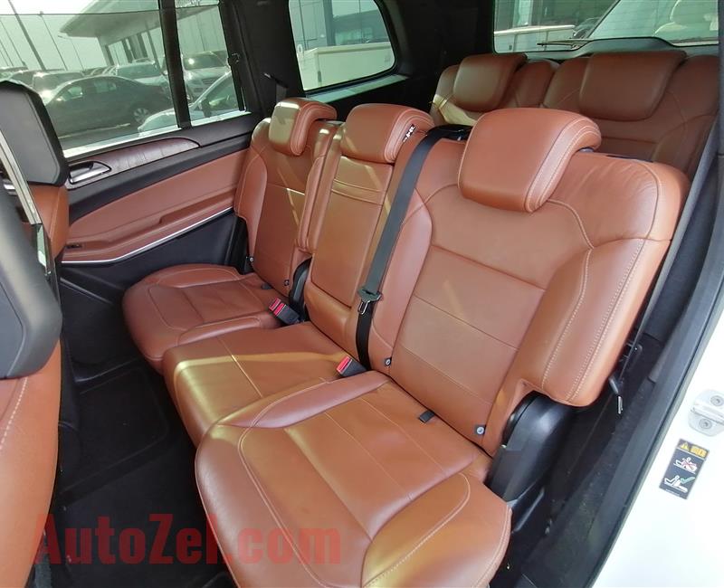 MERCEDES-BENZ GLS500- 2016- WHITE- 144 000 KM- GCC