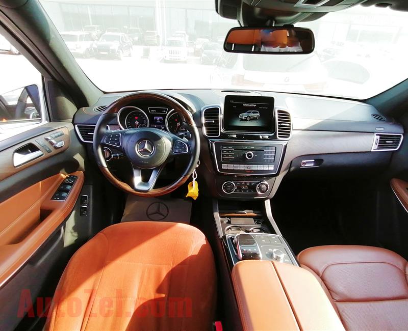 MERCEDES-BENZ GLS500- 2016- WHITE- 144 000 KM- GCC