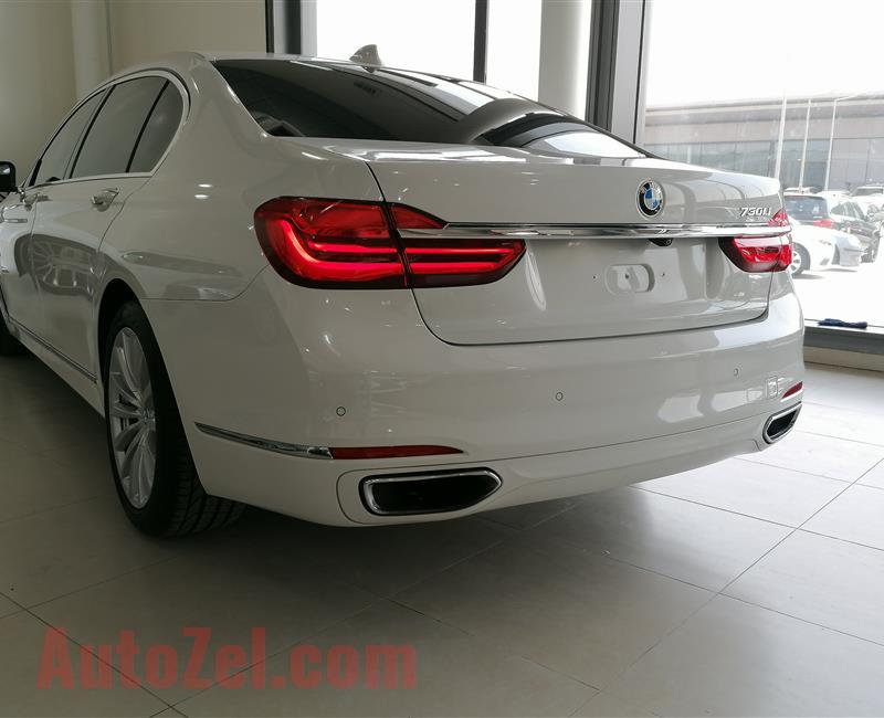 BMW 730LI- 2016- WHITE- 65 000 KM- GCC