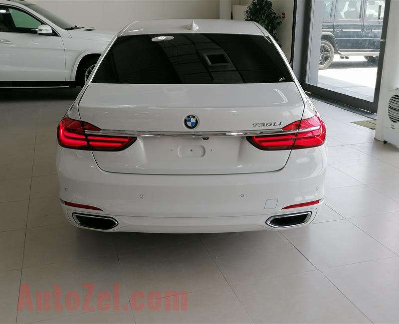 BMW 730LI- 2016- WHITE- 65 000 KM- GCC