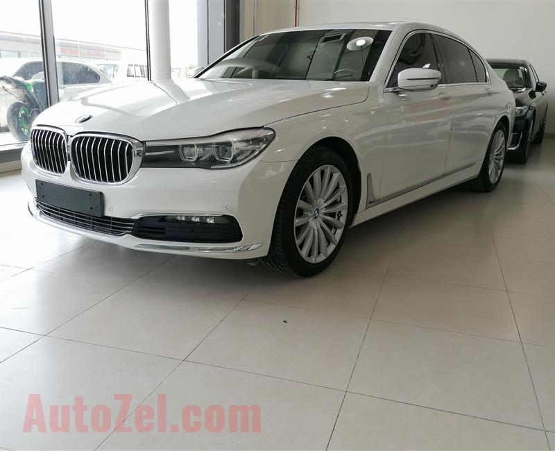 BMW 730LI- 2016- WHITE- 65 000 KM- GCC