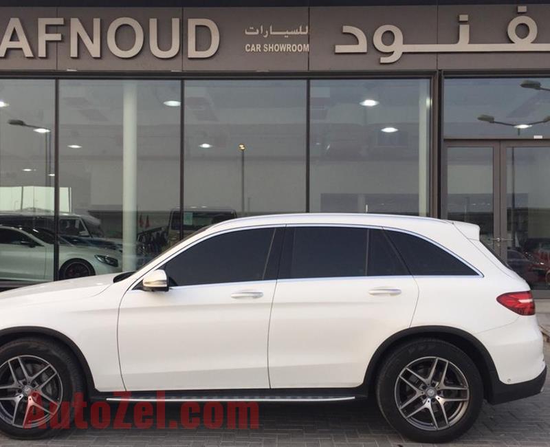 MERCEDES-BENZ GLC250- 2017- WHITE- 85 000 KM- GCCC