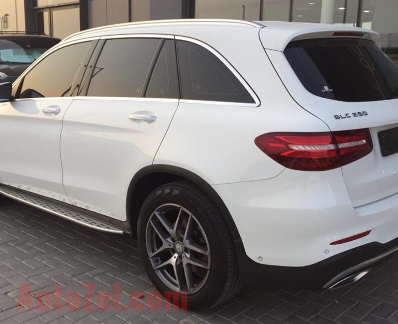 MERCEDES-BENZ GLC250- 2017- WHITE- 85 000 KM- GCCC