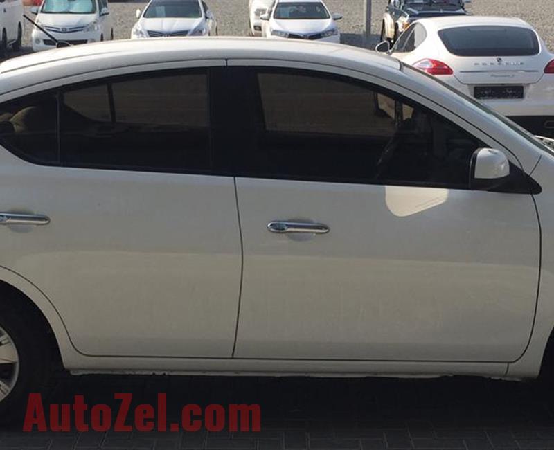 NISSAN SUNNY- 2016- WHITE- 141 000 KM- GCC SPECS