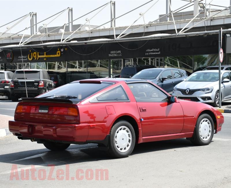 NISSAN 300ZX- 1989- MANUAL GEAR- RED- AMERICAN SPECS