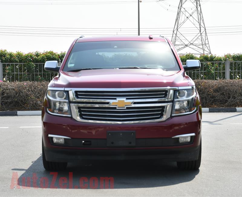 CHEVROLET TAHOE- 2017- RED- 77 000 KM- GCC