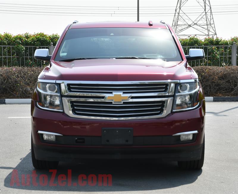 CHEVROLET TAHOE- 2017- RED- 77 000 KM- GCC