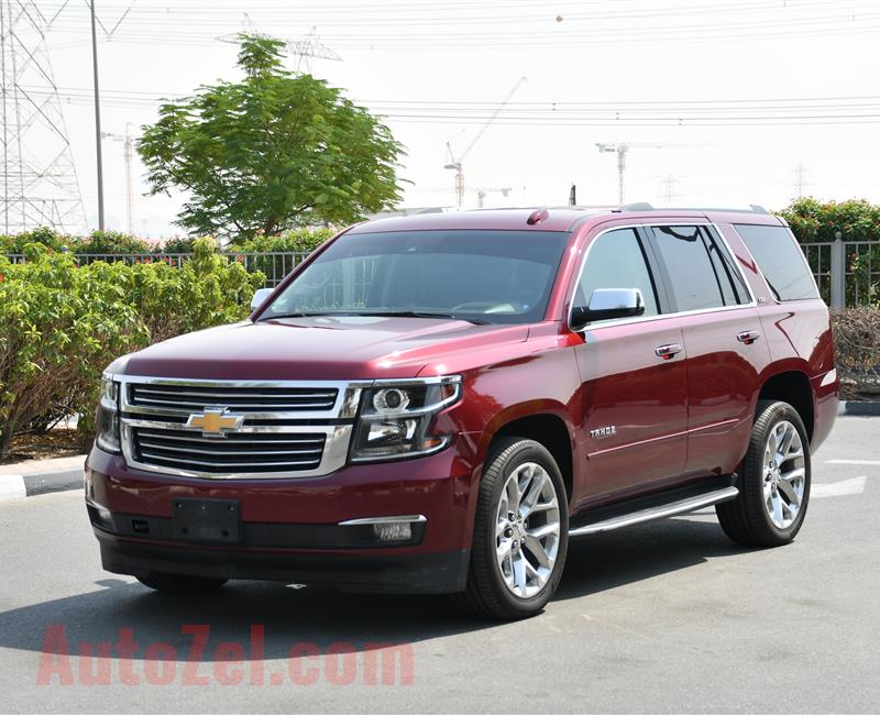 CHEVROLET TAHOE- 2017- RED- 77 000 KM- GCC