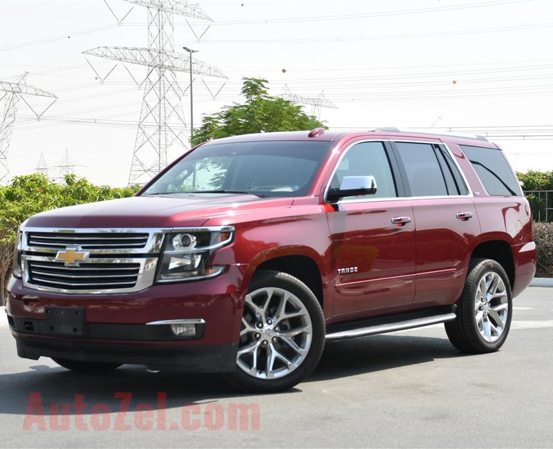 CHEVROLET TAHOE- 2017- RED- 77 000 KM- GCC