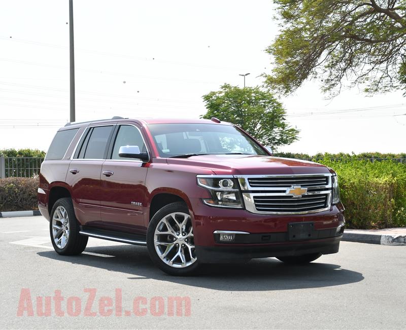 CHEVROLET TAHOE- 2017- RED- 77 000 KM- GCC