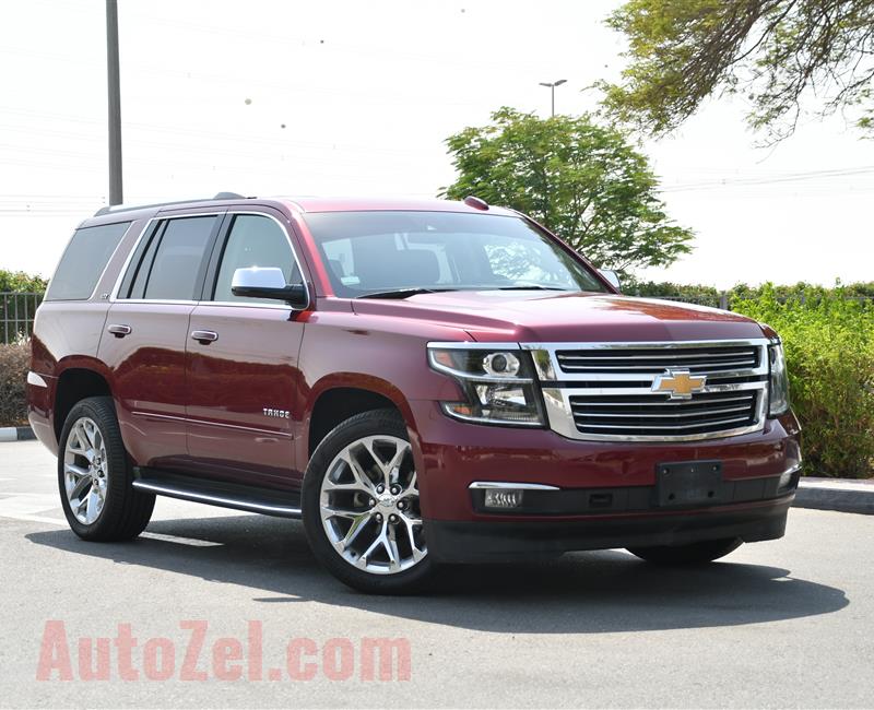 CHEVROLET TAHOE- 2017- RED- 77 000 KM- GCC