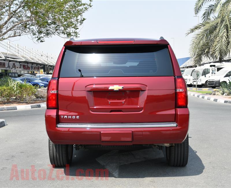 CHEVROLET TAHOE- 2017- RED- 77 000 KM- GCC