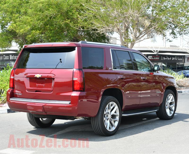 CHEVROLET TAHOE- 2017- RED- 77 000 KM- GCC