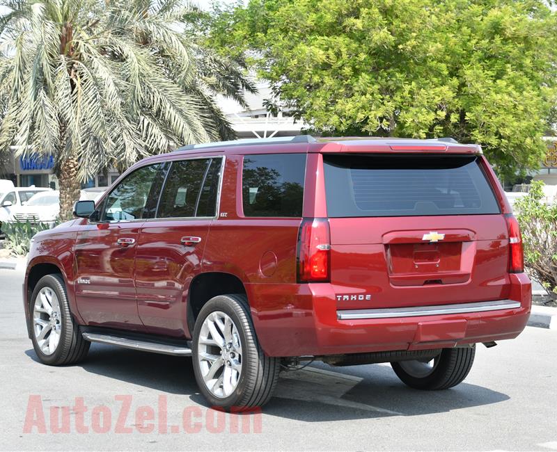 CHEVROLET TAHOE- 2017- RED- 77 000 KM- GCC