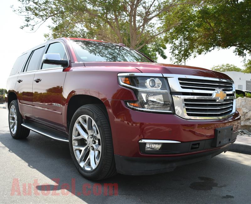 CHEVROLET TAHOE- 2017- RED- 77 000 KM- GCC