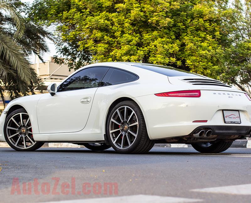 PORSCHE 911 CARRERA- 2014- WHITE- 166 804 KM- GCC