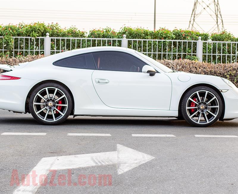 PORSCHE 911 CARRERA- 2014- WHITE- 166 804 KM- GCC